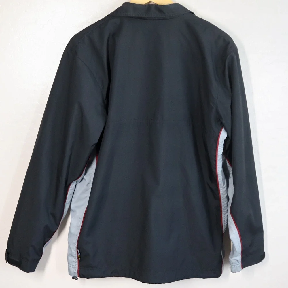 Vintage Nike 72 Track Jacket Mens Small‎ Black Full Zip Windbreaker Warm Up Y2K